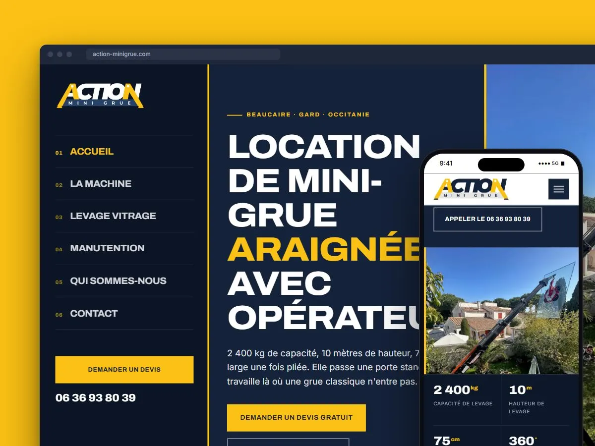 Action Mini Grue
